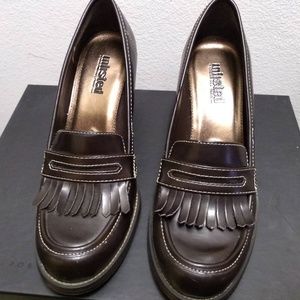 Unlisted High Heel Penny Loafer Pumps Sz 8.5 *NWOB